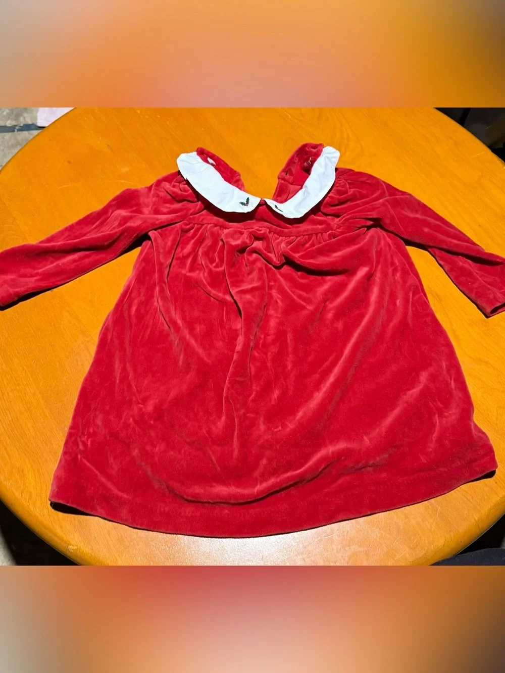 Ralph Lauren Red and White Holiday Dress 24mo
